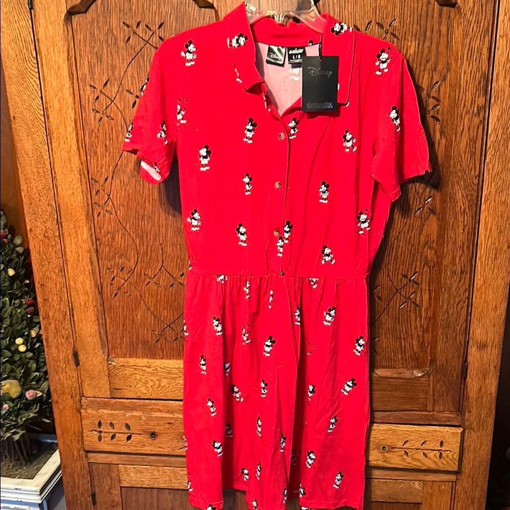 Red Disney Cakeworthy Mickey Mouse Dress